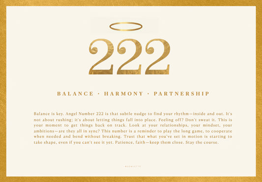 Angel Number 222: The Art of Balance, Harmony, and the Dance of Partnership