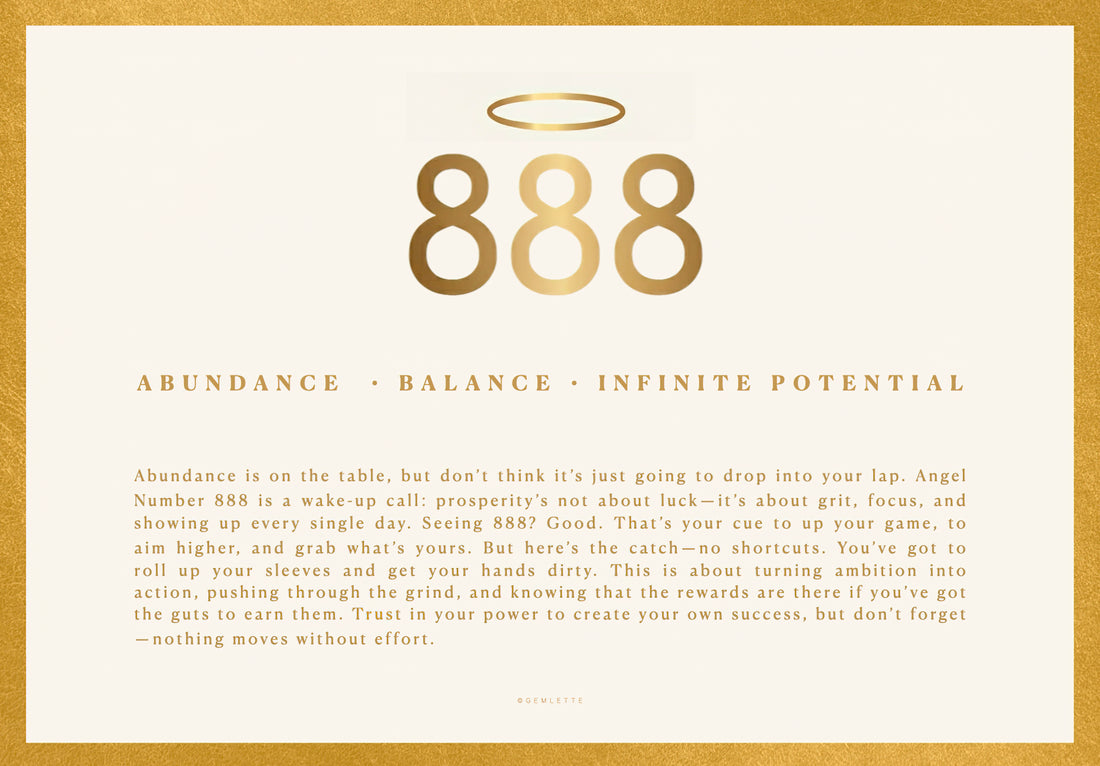 Angel Number 888: The Sign of Abundance, Balance, and Infinite Potential