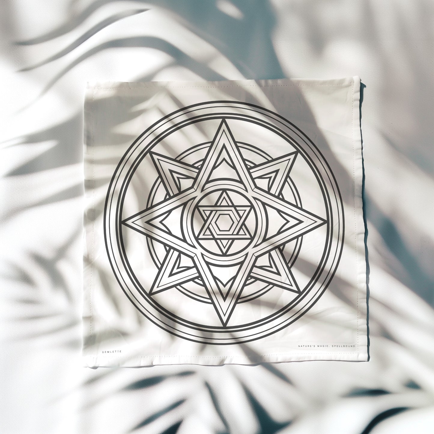 Merkaba Cloth Crystal Grid