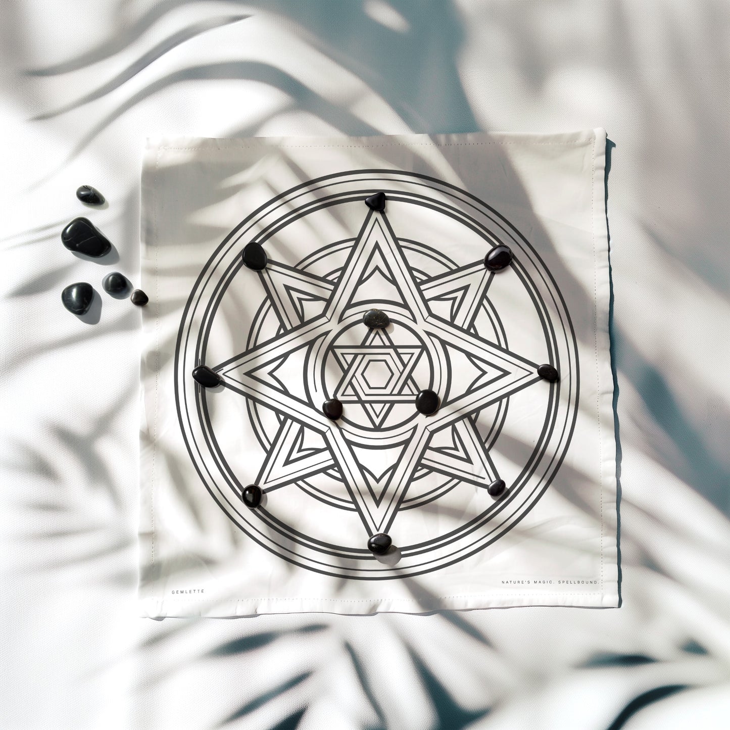 Merkaba Cloth Crystal Grid